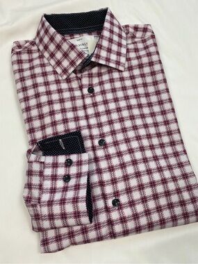 Con.struct  Men's Slim Fit Performance Stretch Dress Shirt SM 14-14.5 32/33 NWT